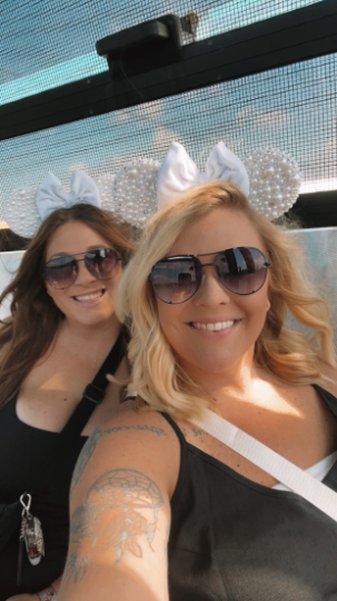 Custom Pearl Minnie Mouse Bridal Ears