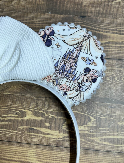 Disney Wedding Bridal Minnie Mouse Ears