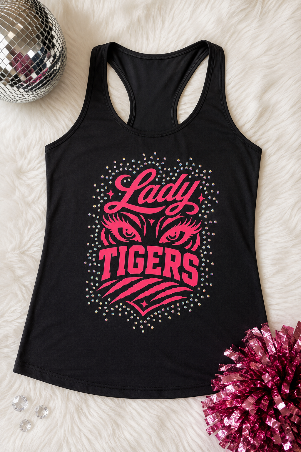 Lady Tigers Rhinestone Tank