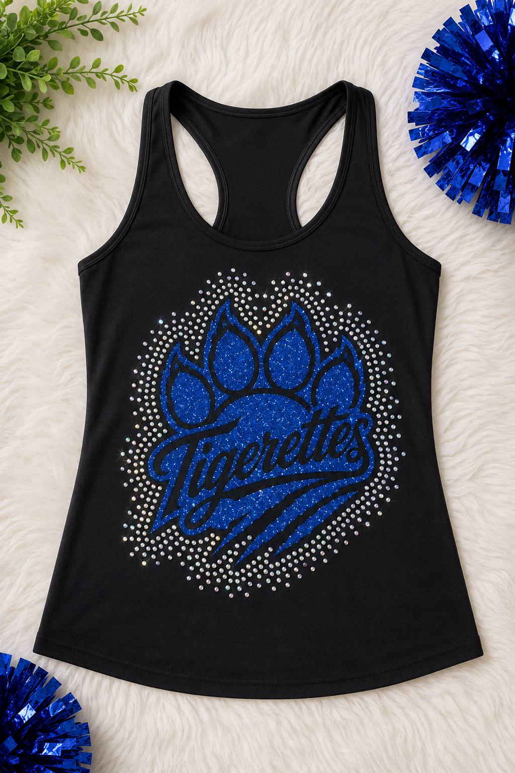 Tigerettes Rhinestone Tank