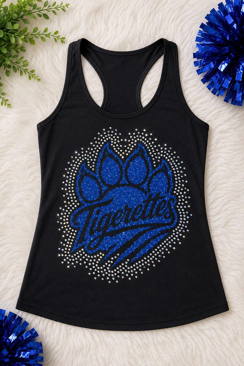 Tigerettes Rhinestone Tank