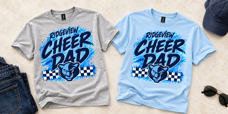 Ridgeview Cheer Dad Custom Cheer Spirit T-Shirt