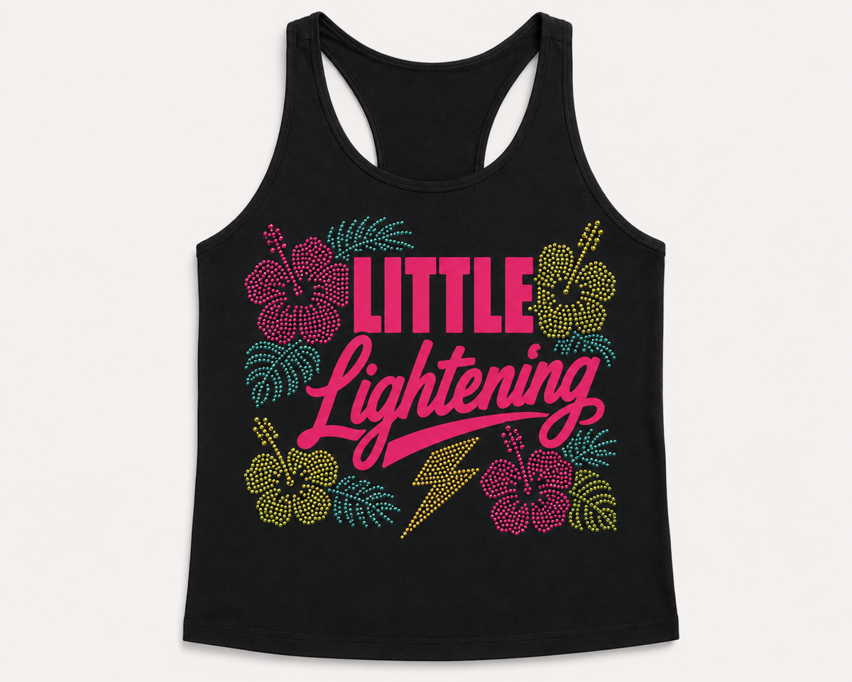 Little Lightening Rhinestone Tank