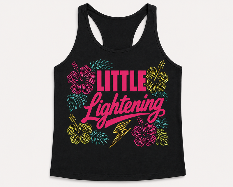 Little Lightening Rhinestone Tank
