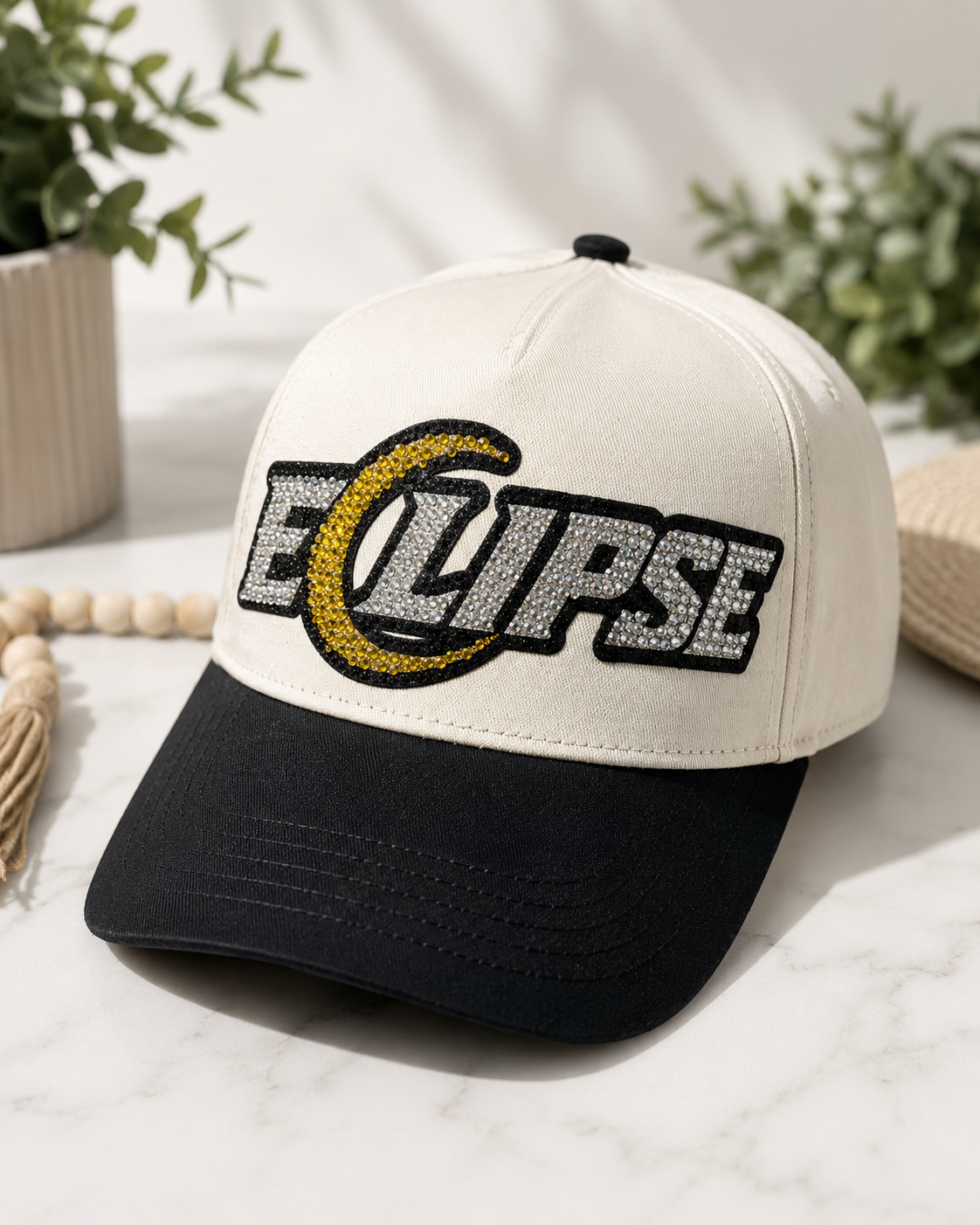 Rhinestone Team Hat - Eclipse