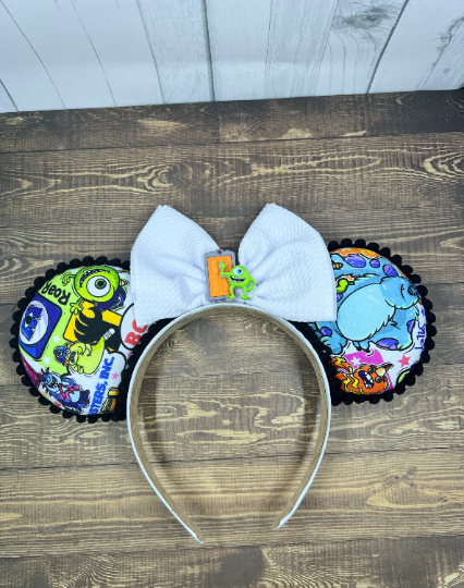 Custom Monsters Inc. Minnie Mouse Ears