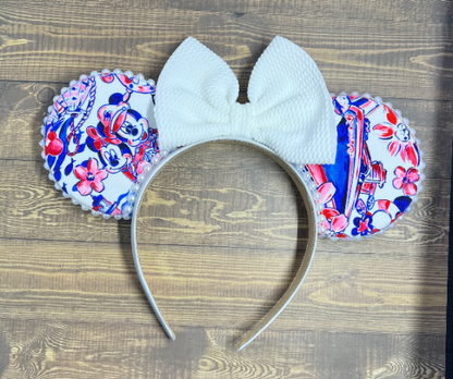 Lilly Inspired Disney Cruise Minnie Mouse Headband