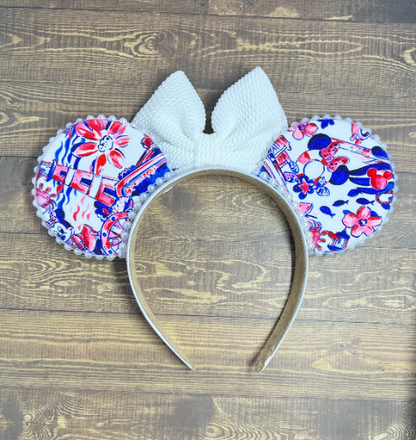 Lilly Inspired Disney Cruise Minnie Mouse Headband