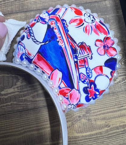 Lilly Inspired Disney Cruise Minnie Mouse Headband