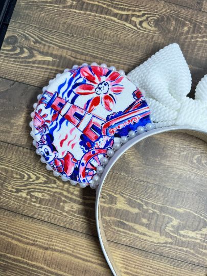 Lilly Inspired Disney Cruise Minnie Mouse Headband