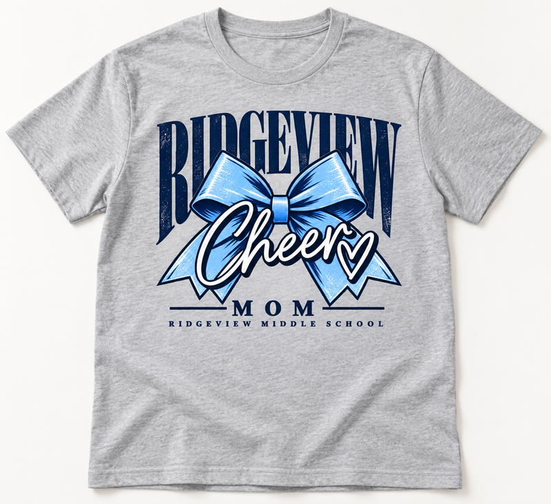 Ridgeview Cheer Mom Custom Cheer Spirit Tee
