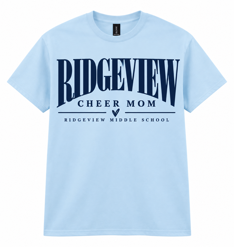 Ridgeview Cheer Mom Custom Cheer Spirit Tee